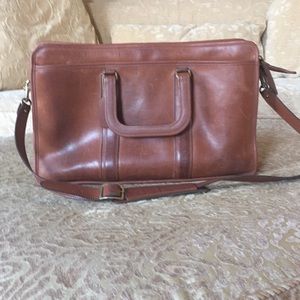 Coach leather briefcase